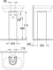 GROHE Euro Ceramic - Zuil - Keramiek - Wit