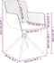 vidaXL - Eetkamerstoelen - draaibaar - 2 - st - fluweel - lichtgrijs
