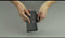 Selencia Hoesje Geschikt voor Samsung Galaxy S20 Ultra Hoesje Met Pasjeshouder - Selencia Echt Lederen Bookcase - Lichtblauw