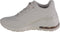 Skechers Million Air - Elevated Air Dames Sneakers - Hoge sneakers - Gebroken wit - Maat 40