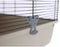 KERBL FLAT NATURE - Kooi voor kleine dieren - 3 verdiepingen - 80 x 45 x 53 cm