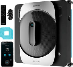 Cecotec Conga Windroid 1290 Doublespray Connected T Raamreinigingsrobot Transparant One Size / EU Plug