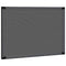 Raamhor uitschuifbaar (75-143)x50 cm antracietkleurig