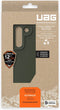 Samsung Galaxy S22 - UAG Outback-BIO - Hard Kunststof Backcover - Groen