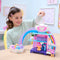 Hatchimals Alive - Hatchi-Nursery-speelset - met 4 minifiguren in eieren die zelf uitkomen en 13 accessoires