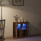 vidaXL - Dressoir - met - LED - Lichten - Oud - Hout - 60x37x67 - cm