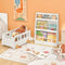 SoBuy KMB45-W - Kinderplank - 3 Planken - Wit 58x18x81cm