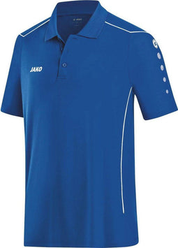 Jako Cup Polo Kinderen - Royal / Wit | Maat: 164
