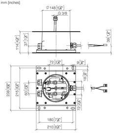 Dornbracht 3504297090 - Plafondinbouwdoos - Verlichting 2 x IG 1/2" - Multi