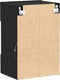 vidaXL - LED - TV-kast - Zwart - Eiken - 40x30x60,5cm - Gelaagd - Hout
