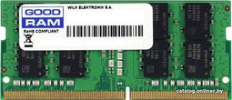 Goodram GR2400S464L17S - RAM Geheugen - 8 GB DDR4 PC4-19200 2400 MHz (1x)
