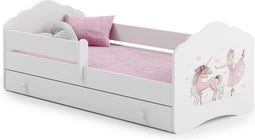 FALA - Peuterbed - 160x80cm - met matras & lade - fee & eenhoorn thema