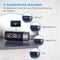 Nuvance Digitale Wekker - Projectiefunctie - Dubbel Alarm - USB-Oplaadpoort - Zwart
