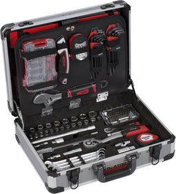 Kreator KRT951013 - Gereedschapskoffer - 180-delig aluminium koffer (1 stuk)