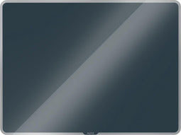 Leitz Cosy Glazen, Magnetisch Whiteboard Met Montageset - Glassboard Inclusief Microvezeldoek, Uitwisbare Marker Met Wisser - 800x600mm - Fluweel Grijs Met