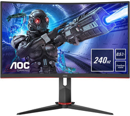 AOC C27G2ZE - Gaming Monitor - 27" Full HD 240Hz 0.5ms FreeSync - Rood Zwart