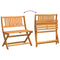vidaXL - Opvouwbare - Tuinbank - 80x46x85 - cm - Massief - Acaciahout