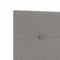 Hoofdbord met hoofdeinde Taupe 90 cm Stof