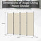 Angel Living Kamerscherm - 4-delig - Opvouwbaar - 224x165 cm - Staal & Polyester