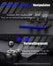 PXN V99 - Race Stuur - Force Feedback - Geschikt voor PS4 Xbox One PC Xbox Series X|S PS3 Nintendo Switch