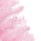vidaXL - Kunstkerstboom - met - verlichting - en - kerstballen - 240 - cm - PVC - roze