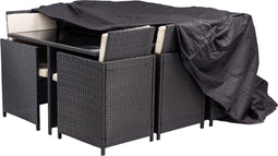 MaxxGarden Tuinsethoes - Waterdicht - Heavy Duty - Zwart - 225x143x90cm