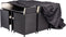 MaxxGarden Tuinsethoes - Waterdicht - Heavy Duty - Zwart - 225x143x90cm