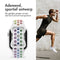 imoshion Sport⁺ bandje - Geschikt voor Apple Watch 1, 2, 3, 4, 5, 6, 7, 8, 9, 10 (42 mm), SE - 38/40/41 mm - White Rainbow - S/M