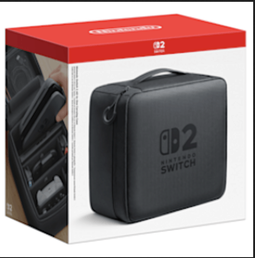 Nintendo - Opbergkoffer Nintendo Switch 2 - Ruimte voor systeem en accessoires - Zwart