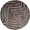 Veer Carpets Lima - Vloerkleed - Hoog-laag patroon - Bruin ø160 cm