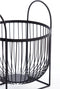 Light & Living Mand Marjet - Zwart - 35.5x35.5x44cm - Modern