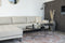 House Nordic Vloerkleed Havana Ø200cm Blauw/Oranje