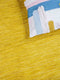 Vloerkleed MOMO Rugs Panorama Uni Rond Gold Vloerkleed - 150 rond - Rond - Laagpolig,Rond Tapijt - Modern - Geel