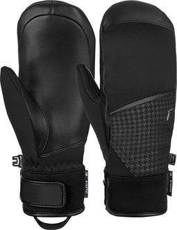 Reusch Mara R-TEX XT - Want Dames - ThermoHood - Zwart/Pied De Poule 7,5