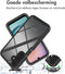 iMoshion Hoesje Geschikt voor Samsung Galaxy A25 Hoesje - iMoshion 360° Full Protective Case - Zwart / Transparant