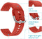 iMoshion Bandje Geschikt voor Samsung Galaxy Watch Active 2 (44mm) / Galaxy Watch Active 2 (40mm) / Galaxy Watch (42mm) / Galaxy Watch 40 mm / Galaxy Watch 3 41mm - iMoshion Siliconen bandje - Rood