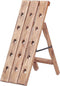 vidaXL - Wijnrek - voor - 15 - flessen - 26x50x70 - cm - massief - mahoniehout