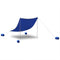 vidaXL - Strandluifel - met - zandankers - 214x236 - cm - blauw