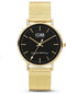 CO88 Collection Watches 8CW 10007 Horloge - Mesh Band - 36 mm Doorsnee - Goudkleurig