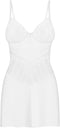 Obsessive - Alissium Chemise en String - XL/2XL - Wit