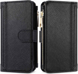iMoshion Hoesje Geschikt voor iPhone 13 Pro Max Hoesje Met Pasjeshouder - iMoshion Luxe Portemonnee - Zwart