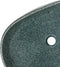 vidaXL - Opzetwasbak - ovaal - 59x40x14 - cm - keramiek - turquoise