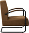 vidaXL Fauteuil stof bruin