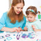 Princess Beads Sieradenset voor het maken van kettingen, armbanden, ringen, benodigdheden voor kinderen, knutselset, speelgoed, cadeau voor meisjes, leeftijd 3, 4, 5, 6, 7, 8, 9, 10 jaar (met hartvormige doos)
