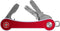 Keycabins Multitool Sleutelhouder - Key Organizer tot en met 12 Sleutels - Keychain Sleutelhanger met Bieropener - Aluminium - Rood