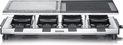 Severin RG 2373 - Raclettegrill - Natuurlijke grillsteen - Zilver