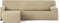 Hoes voor chaise longue met korte armleuning links Eysa BRONX Beige 110 x 110 x 310 cm