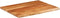 vidaXL - Bureaublad - rechthoek - natuurlijke - rand - 100x80x2,5 - cm - acaciahout