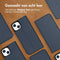 Accezz iPhone 13 - Book Case - Echt Nappa leer met pasjeshouder - Donkerblauw