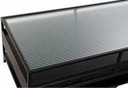 Hoofdtafel DKD Home Decor Metaal Kristal (120 x 60 x 40 cm)